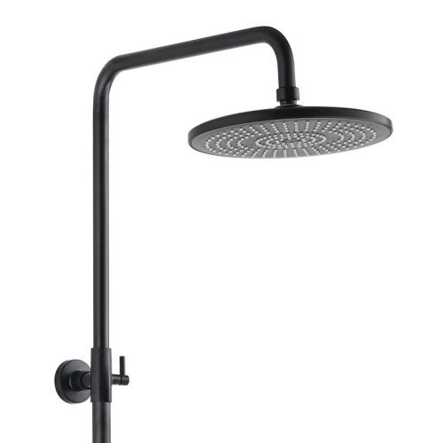 Душевая стойка Bond Circle B04-9188 настенная цвет черный - фото 4