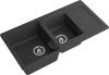 Кухонная мойка Granfest Practik P-980KL графит 100х50 цвет серый поверхность матовая