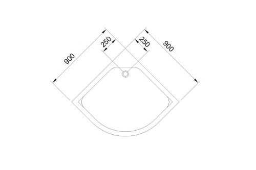 Душевой поддон акриловый Royal Bath HK RB90HK 90х90 белый с ножками - фото 2