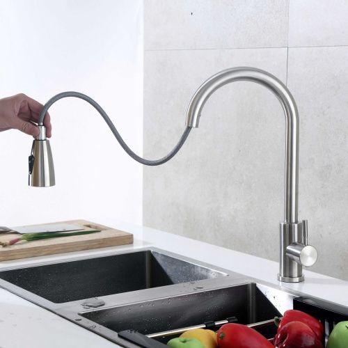 Смеситель для кухни TSARSBERG TSB-123-001 на столешницу хром - фото 4