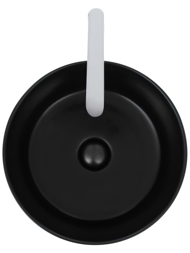 Раковина из сантехнического фаянса WeltWasser WW SK 10000004559 40 см накладная цвет черный - фото 3