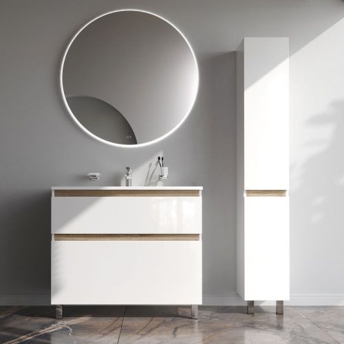 Тумба под раковину Am.Pm X-Joy M85AFSX1002WG 100х40 напольная цвет белый - фото 5