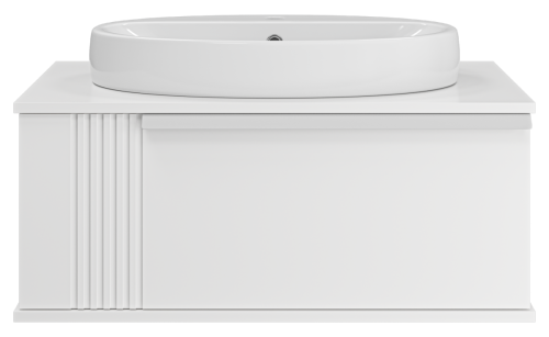 Тумба под раковину Brevita Savoy SAV-09080-0101Я 80х50 подвесная цвет белый - фото 2