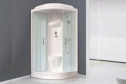 Душевая кабина Royal Bath НК RB100HK6-WT 100х100 четверть круга с крышей ориентация универсальная - фото 2
