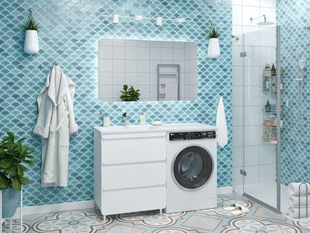 Тумба под раковину Misty Чегет П-Чег-01070-01Н3Я 70х50 напольная цвет белый