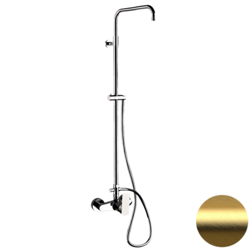 Душевая стойка Daniel Tiara TA636ASSDDVDP настенная цвет золото