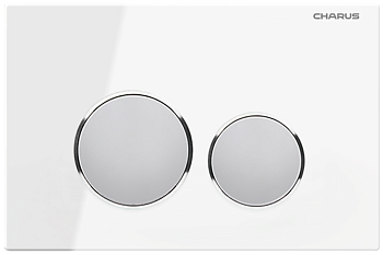 Клавиша смыва механическая CHARUS Bagliore FP.330.WHITE.10 цвет белый