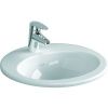 Раковина из сантехнического фарфора Vitra S20 5468B003-0001 50х40 накладная цвет белый 1 отверстие под смеситель