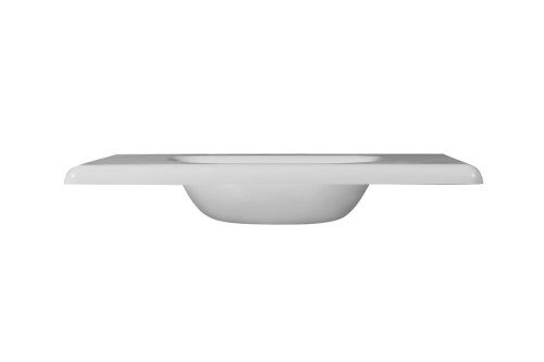 Раковина из искусственного камня Эстет Оливия ФР-00014959 90х50 накладная цвет белый 1 отверстие под смеситель - фото 2