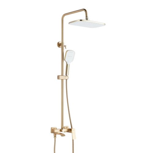 Душевая стойка Shevanik S4036G настенная цвет золото - фото 2