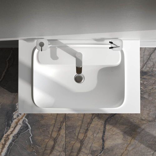 Тумба под раковину Am.Pm Func M8FFUX0801OF 80х50 подвесная цвет коричневый - фото 5