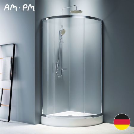 Душевой уголок Am.Pm Like W83G-315-090CT 90х90 стекло прозрачное профиль хром без поддона