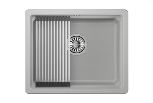 Кухонная мойка Granula Kitchen Space 5501U, АРКТИК 55х45 цвет белый поверхность матовая - фото 2