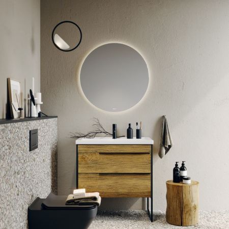 Зеркало с подсветкой Aqwella Y MOON0208 80х80