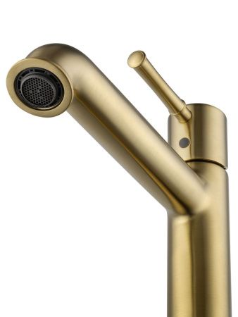 Смеситель для раковины Wonzon & Woghand Tor WW-88019073-BG на столешницу золото