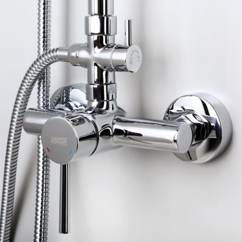 Душевая стойка Wasserkraft A12202 настенная цвет хром - фото 5