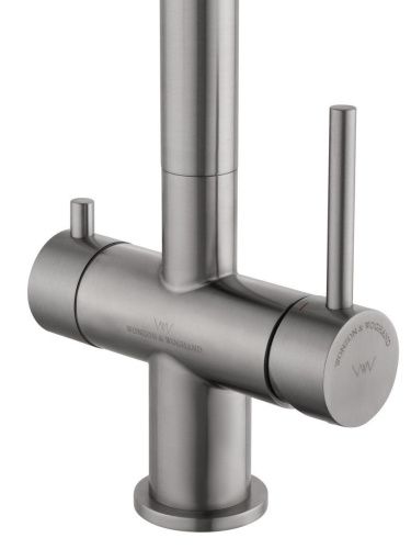 Смеситель для кухни Wonzon & Woghand WW-3211-BS на мойку никель - фото 4