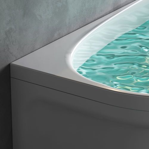 Ванна акриловая Am.Pm Like W80A-170R110W-A 170х110 пристенная асимметричная без каркаса - фото 5