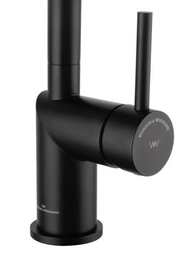 Смеситель для кухни Wonzon & Woghand WW-6018-MB на мойку черный - фото 5