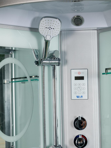 Душевая кабина WeltWasser WW500 10000003233 100х100 четверть круга с крышей ориентация универсальная - фото 4