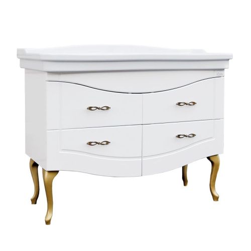 Тумба под раковину Onika Адель 110507 100х50 напольная цвет белый