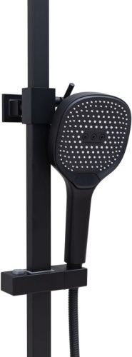 Душевая стойка Allen Brau Infinity 5.21030-31 настенная цвет черный - фото 3