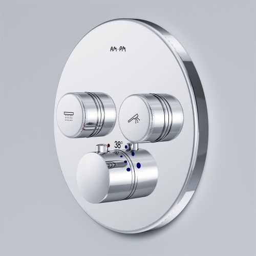 Смеситель для душа Am.Pm Inspire V2.0 F50A85700 встраиваемый в стену хром с термостатом - фото 5