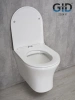 Унитаз подвесной Gid Concavo 62232Y белый с сиденьем микролифт безободковый смыв торнадо