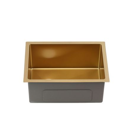 Кухонная мойка Melana ProfLine D5138HG золото 51х38 цвет золото поверхность матовая