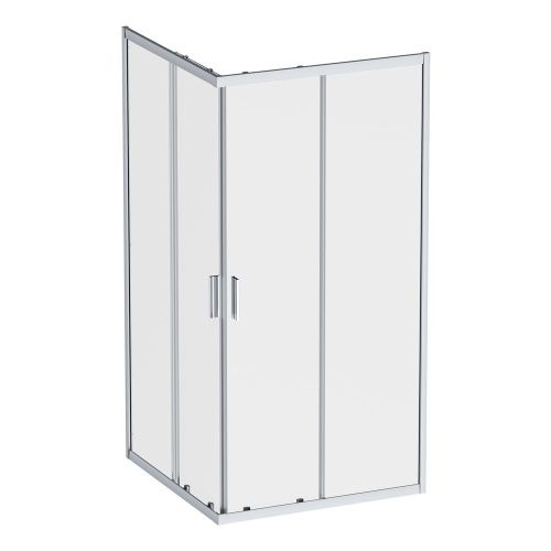 Душевой уголок Am.Pm Gem W90G-403-100100-MT 100х100 стекло прозрачное профиль хром без поддона - фото 2