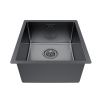 Кухонная мойка Paulmark LASSAN 38 UNI LA38-GM 40х35 цвет серый поверхность матовая