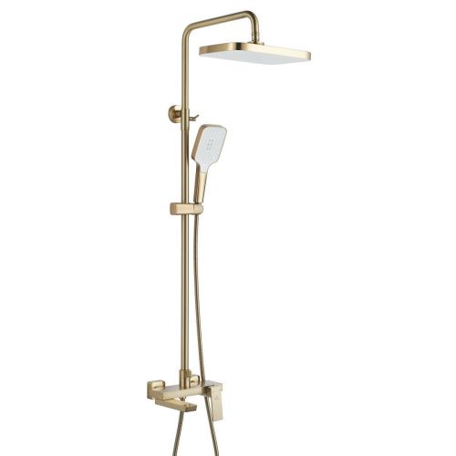 Душевая стойка Rose R1836G настенная цвет золото - фото 2