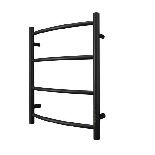 Полотенцесушитель электрический Point Афина PN04856B 55х60 черный