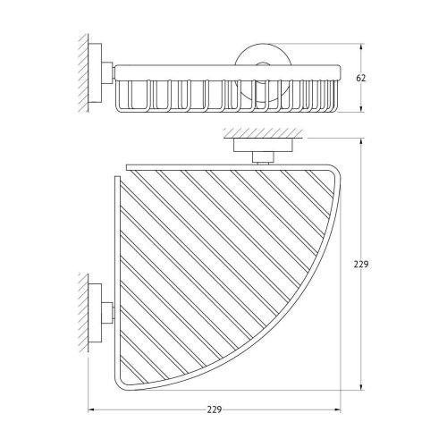 Полка в ванную комнату Artwelle Harmonie HAR 021 - фото 2