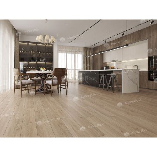 Кварцвиниловая плитка Alpine Floor Easy Line ECO 3-28 Дуб Модера толщина 0.3 см 43 класс 1219,2х184,15 - фото 2