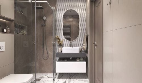 Тумба Velvex UNIT tpUNI.80.H27.Y-223 80х48х27 подвесная цвет белый лед - фото 4