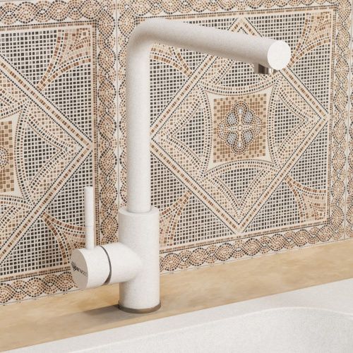 Смеситель для кухни Uperwood Quartz UPD-04-01 UPD-Q-04-01 на мойку белый - фото 4