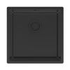 Кухонная мойка Paulmark LASSAN 44 UNI LA44-MBN 40х40 цвет черный поверхность матовая