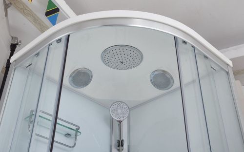 Душевая кабина Timo Imwei XDL-09H 90х90 четверть круга с крышей ориентация универсальная - фото 5