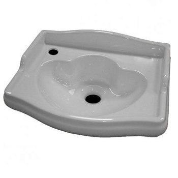 Раковина из сантехнического фарфора Kerasan Retro 103301*1 sx 40х30 подвесная цвет белый 1 отверстие под смеситель
