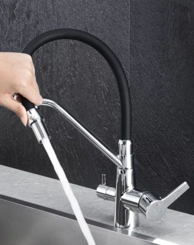 Смеситель для кухни BOCH MANN ELSE BN BM10426 на мойку никель - фото 3