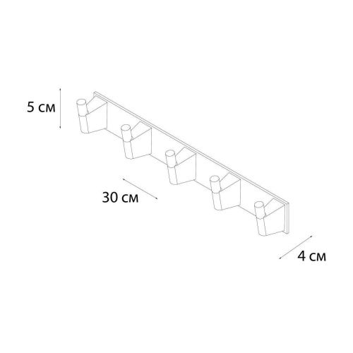 Крючок для ванной Fixsen Trend gold FX-99005-5 - фото 4