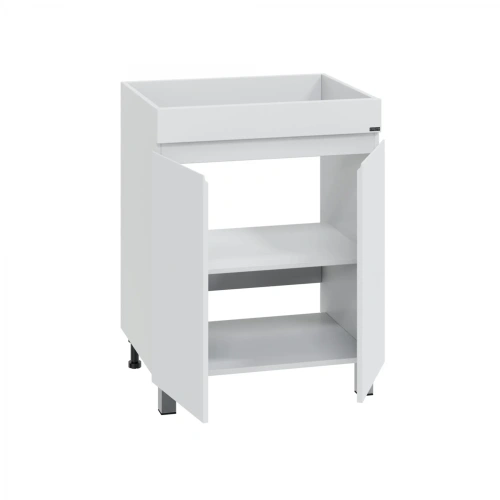 Тумба под раковину СанТа Марс 700304 60х50 напольная цвет белый - фото 2