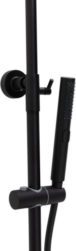 Душевая стойка Allen Brau Infinity 5.21032-31 настенная цвет черный с термостатом - фото 3