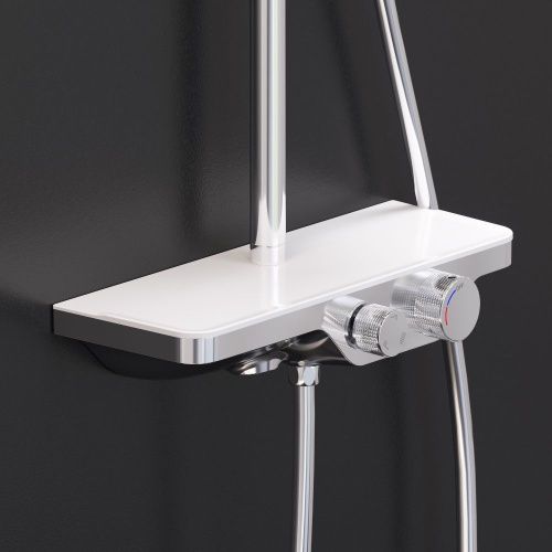 Душевая стойка Damixa Apollo 947730000 настенная цвет хром - фото 5