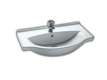 Раковина из сантехнического фаянса Hatria SOPHIE Y0FG01 80х50 подвесная цвет белый