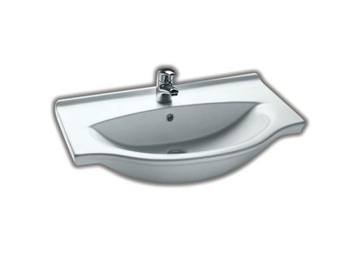 Раковина из сантехнического фаянса Hatria SOPHIE Y0FG01 80х50 подвесная цвет белый