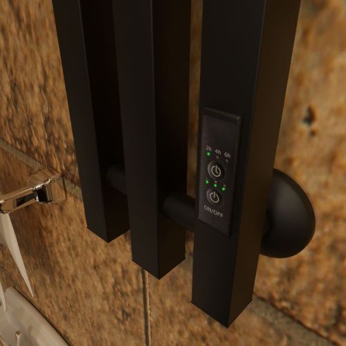 Полотенцесушитель электрический Маргроид Inaro профильный Inaro-12012-1081-9005R 15х120 черный - фото 5