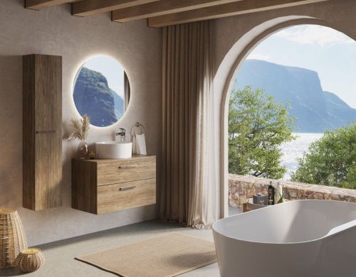 Столешница Roca The Gap A857419517 80х50 накладная цвет бежевый - фото 4