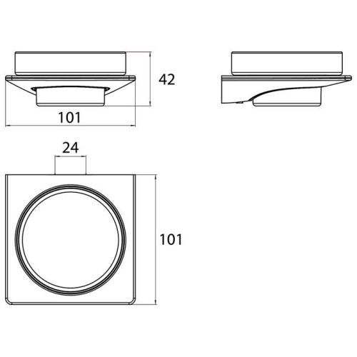 Мыльница Emco Art 1630 001 01 - фото 2
